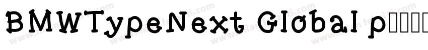 BMWTypeNext Global p字体转换